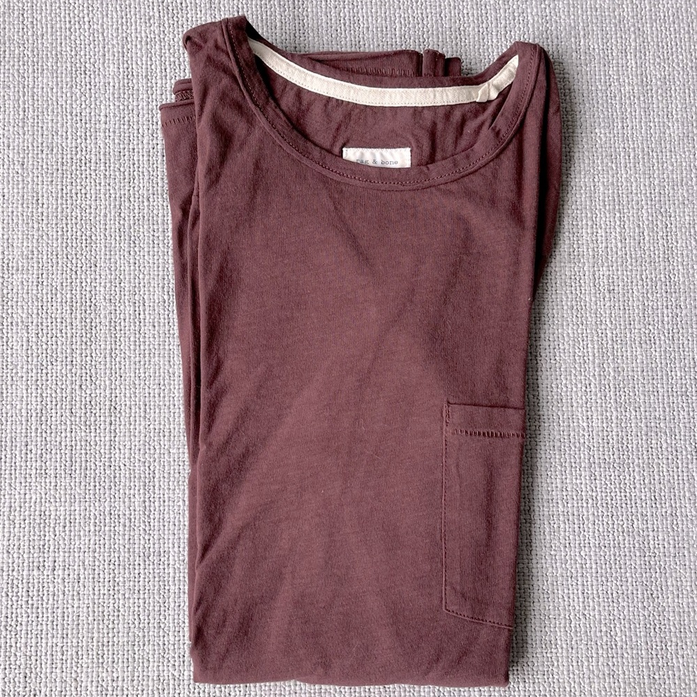 Rag & Bone Long Sleeve Pocket Tee